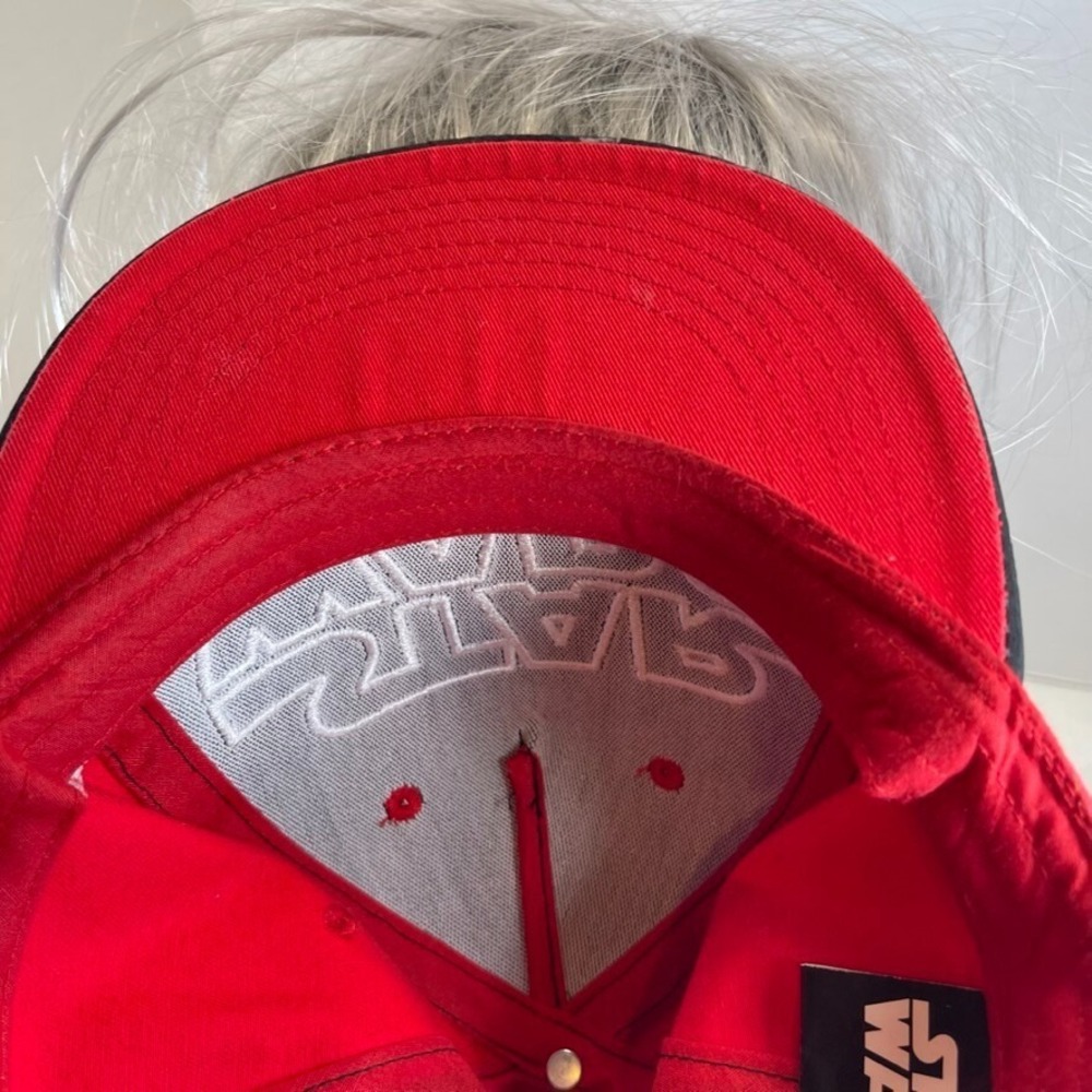 Star Wars Hat Cap Snapback Black Red Millennium Falcon Youth Streetwear Rare - Picture 4 of 6